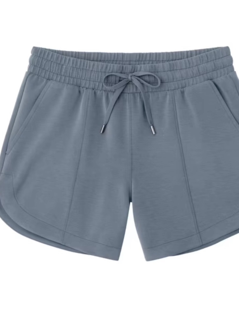 NWT! Member's Mark Women's Sandwash Dolphin Hem Short Medium Gray